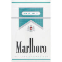 Marlboro Cigarettes, Silver Pack, Menthol - 20 Each 