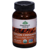 Organic India Ceylon Cinnamon, Vegetarian Caps