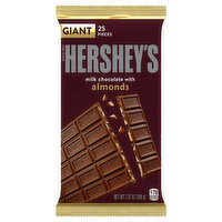 Hershey's Milk CHocolate, with Almonds - 25 Each 