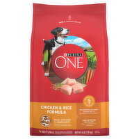 Purina One Dog Food, Natural, Chicken & Rice Formula, Adult - 4 Pound 