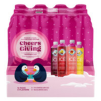 Sparkling Ice Sparkling Water, Flavored, Zero Sugar, 4 Flavors, 12 Pack - 12 Each 