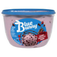 Blue Bunny Frozen Dairy Dessert, Cherry Chocolate Chunk - 46 Fluid ounce 