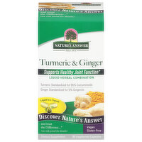 Nature's Answer Turmeric & Ginger, Vegetarian Capsules - 90 Each 