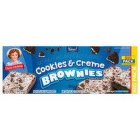 Little Debbie Brownies, Cookies & Creme, Big Pack - 12 Each 