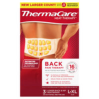 ThermaCare Heatwraps, Lower Back & Hip, Air-Activated, One-Time Use, L-XL