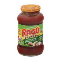 Ragu Mushroom & Green Pepper Chunky Sauce - 24 Ounce 