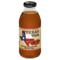 Texas Tea White Tea, Poteet Strawberry - 16 Ounce 