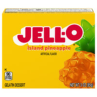 Jell-O Gelatin Dessert, Island Pineapple - 3 Ounce 