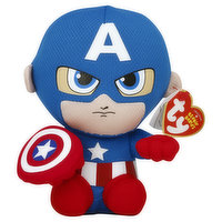 CAPTAIN AMERICA - PELUCHE MOELLEUSE (15 CM) - ORIGINAL BEANIE BABIES