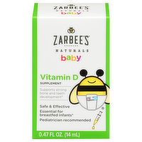 Zarbee's Vitamin D, Baby - 0.47 Fluid ounce