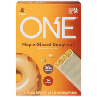 One Protein Bar, Maple Glazed Doughnut - 4 Each 