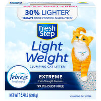 Fresh Step Clumping Cat Litter, Light Weight, Extreme - 15.4 Pound 