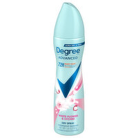 Degree Antiperspirant Deodorant, White Flower & Lychee, 72H Body Heat, Dry Spray - 3.8 Ounce 