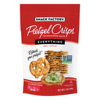 Snack Factory Pretzel Crisps, Everything, Deli Style - 7.2 Ounce 