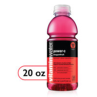 Glaceau Vitamin Water Water Beverage, Nutrient Enhanced, Power-C, Dragonfruit - 20 Fluid ounce 