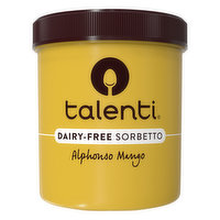 Talenti Sorbetto, Dairy-Free, Alphonso Mango - 1 Pint 