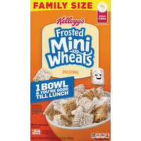 Frosted Mini Wheats Cereal, Whole Grain, Original, Family Size - 24 Ounce 