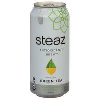 Steaz Green Tea, Zero Calorie, Half & Half Flavored, Organic, Antioxidant Brew - 16 Fluid ounce 