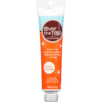 Over the Top Buttercream Decorating Icing, Really Orange - 4 Ounce 