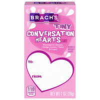 Brach's Candy, Conversation Hearts, Tiny - 1 Ounce 