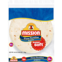 Mission Flour Tortillas, Burrito - 6 Each 