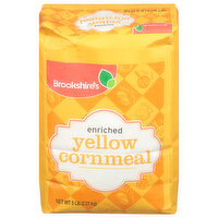 Brookshire's Cornmeal, Yellow, Enriched - 5 Pound 