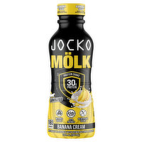 Jocko Protein Shake, Banana Cream - 12 Fluid ounce 