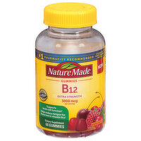 Nature Made Vitamin B12, Extra Strength, 3000 mcg, Gummies, Cherry Mixed Berry - 60 Each 