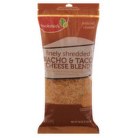 Brookshire's Shredded Cheese, Nacho & Taco Blend, Finely