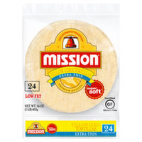 Mission Tortillas, Yellow Corn, Low Fat, Extra Thin, Super Soft - 24 Each 
