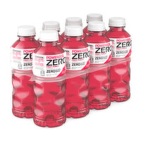 Powerade Sports Drink, Zero Sugar, Fruit Punch - 8 Each 