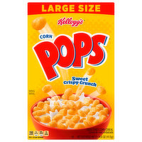 Corn Pops Sweetened Corn Cereal, Sweet Crispy Crunch, Large Size