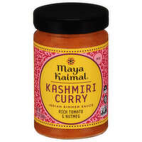 Maya Kaimal Indian Simmer Sauce, Kashmiri Curry, Mild - 12.5 Ounce 