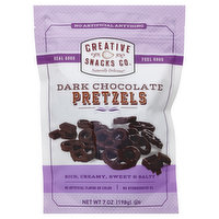Creative Snacks Pretzels, Dark Chocolate - 7 Ounce