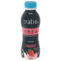 Ratio Dairy Drink, Strawberry - 7 Fluid ounce 