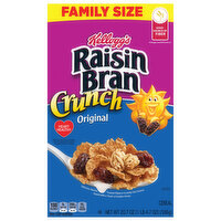 Raisin Bran Crunch Cereal, Crunch, Original, Family Size - 20.7 Ounce 