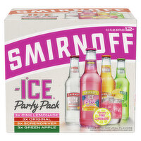 Smirnoff Malt Beverage, Party Pack - 12 Each 