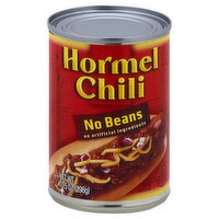 Hormel Chili, No Beans - 10.5 Ounce 
