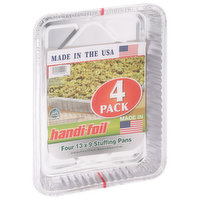 Handi-Foil Eco-Foil Stuffing Pans 13 x 9 - 4 Count