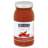 Delallo Sauce, Spicy Arrabbiata, Pomodoro Fresco - 25.25 Ounce 