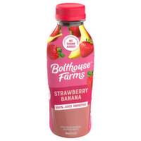 Bolthouse Farms 100% Juice Smoothie, Strawberry Banana - 15.2 Fluid ounce 