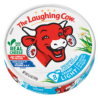 The Laughing Cow Spreadable Cheese Wedges, Creamy Light