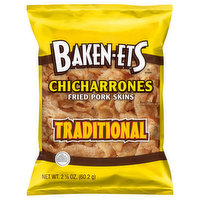 Baken-Ets Fried Pork Skins, Traditional, Chicharrones - 2.125 Ounce 