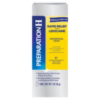 Preparation H Hemorrhoidal Cream, Rapid Relief with Lidocaine