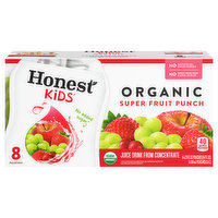 Honest  Kids Super Fruit Punch Organic Fruit Juice - 8 Each 