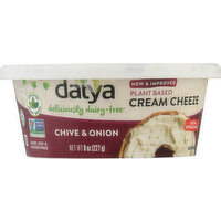 Daiya Cream Cheeze, Dairy-Free, Chive & Onion - 8 Ounce 