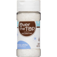 Over the Top Sugar Crystals, Twinkle White - 4 Ounce 