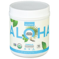Aloha Protein Powder, Organic, Vanilla