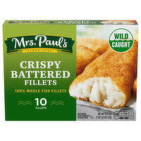 Mrs. Paul's Crispy Battered Fish Fillets - 10 Each 