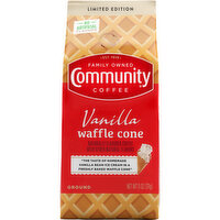 Community Coffee Coffee, Ground, Vanilla Waffle Cone - 11 Ounce 